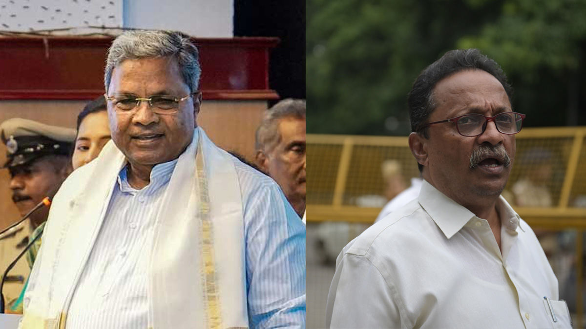 Siddaramiah and T.J. Abraham